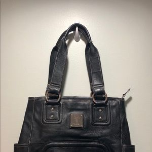 Tignanello Leather Handbag wither organizer.